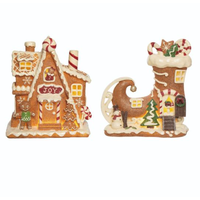 Light Up Gingerbread Home