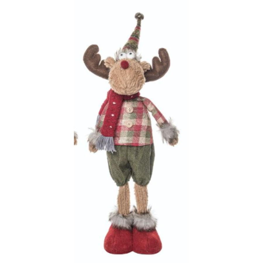 Plush Fuzzy Christmas Moose