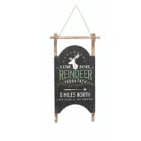 Rustic Sled Sign
