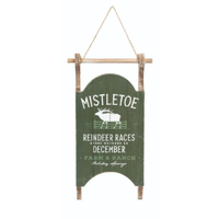 Rustic Sled Sign