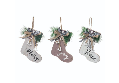  Rustic Stocking Ornament 