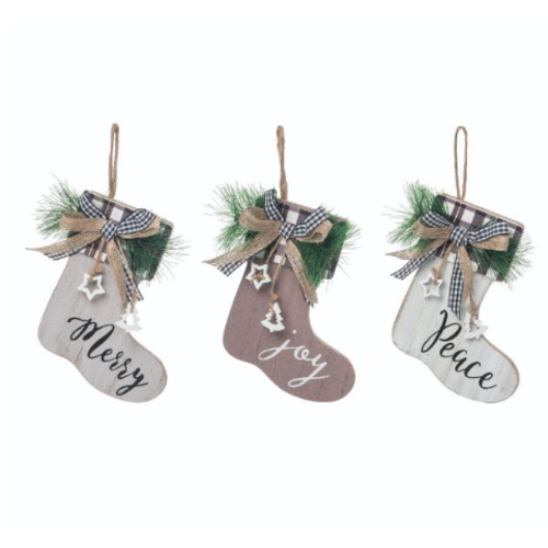  Rustic Stocking Ornament 