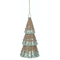 Glass Vintage Tree Ornament