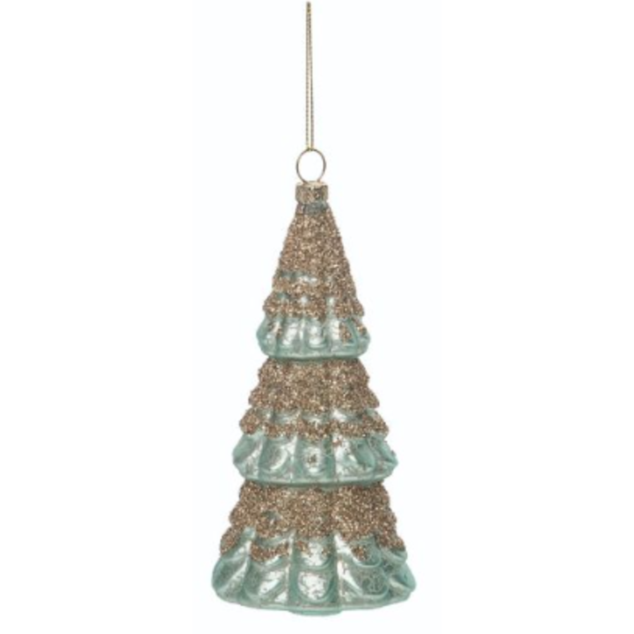 Glass Vintage Tree Ornament