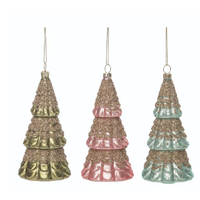 Glass Vintage Tree Ornament