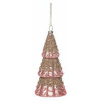 Glass Vintage Tree Ornament
