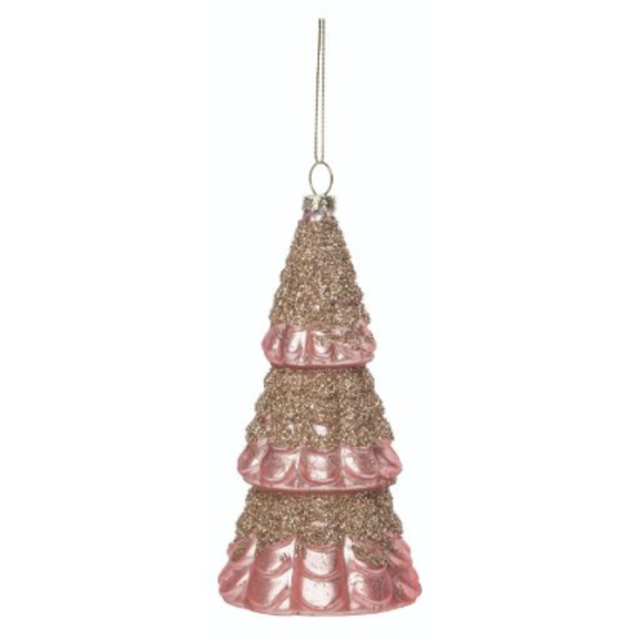 Glass Vintage Tree Ornament
