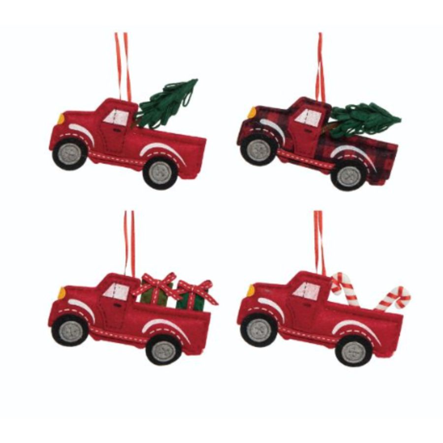 Felt Truck Ornament