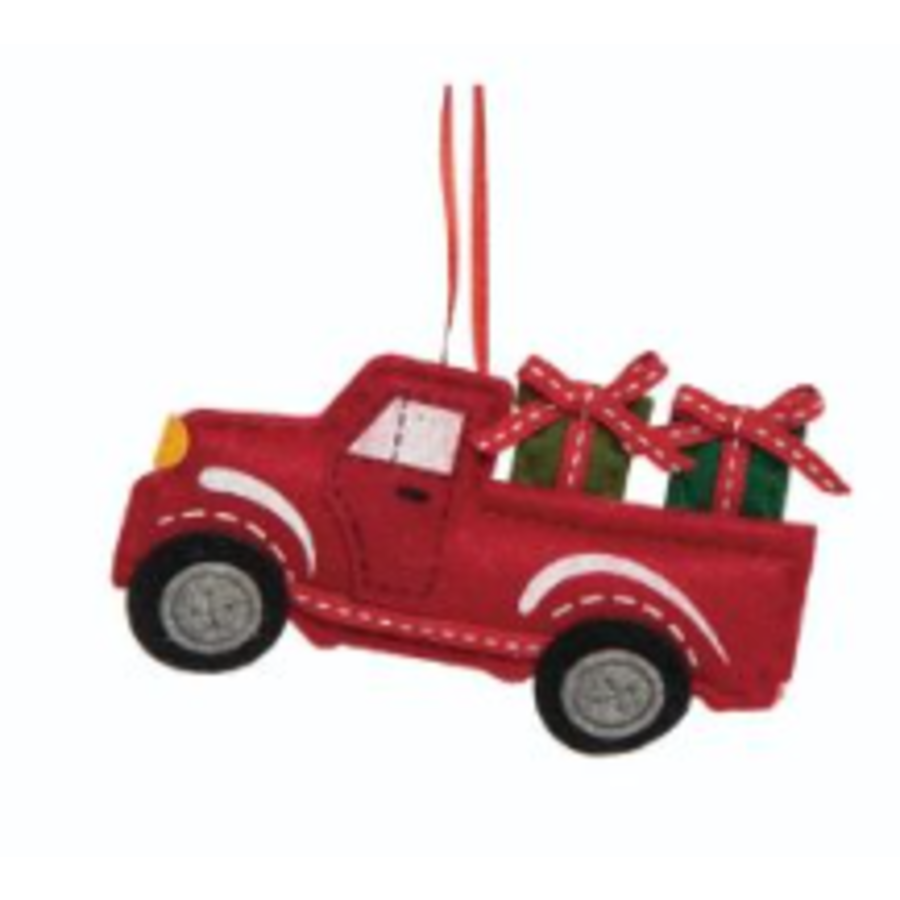 Felt Truck Ornament