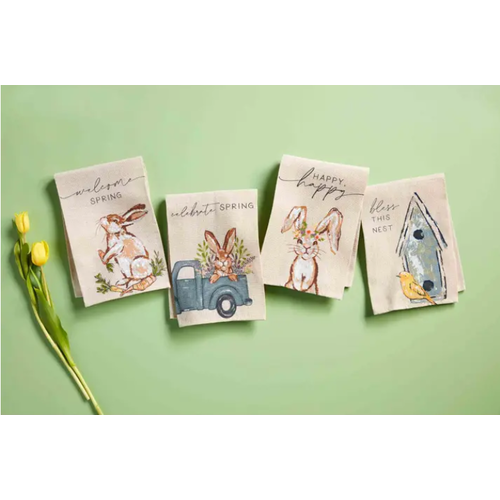 Mud Pie Painted Towels   Mud Pie Painted Towels