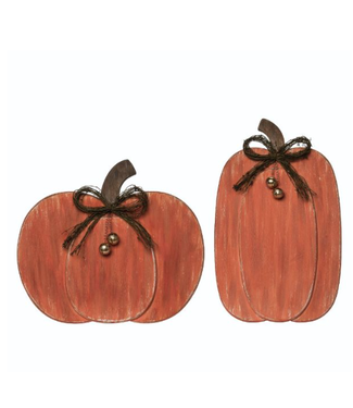 Wood Layered Pumpkins
