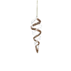 Glass Gold Swirl Ornament Glass Gold Swirl Ornament