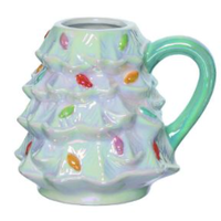 White Christmas Tree Mug