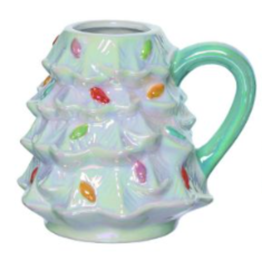 White Christmas Tree Mug