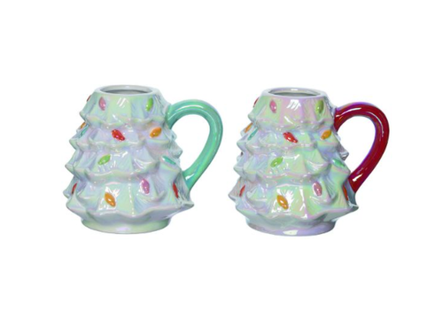  White Christmas Tree Mug 