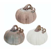 Frosty Glass Pumpkins