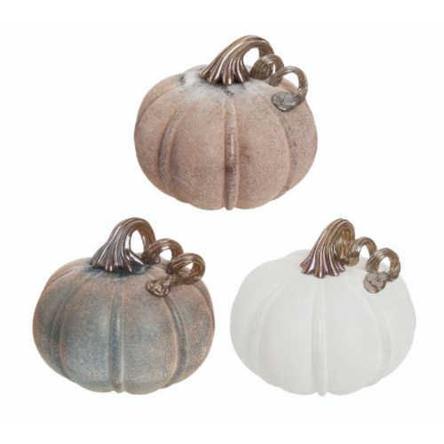 Frosty Glass Pumpkins   Frosty Glass Pumpkins