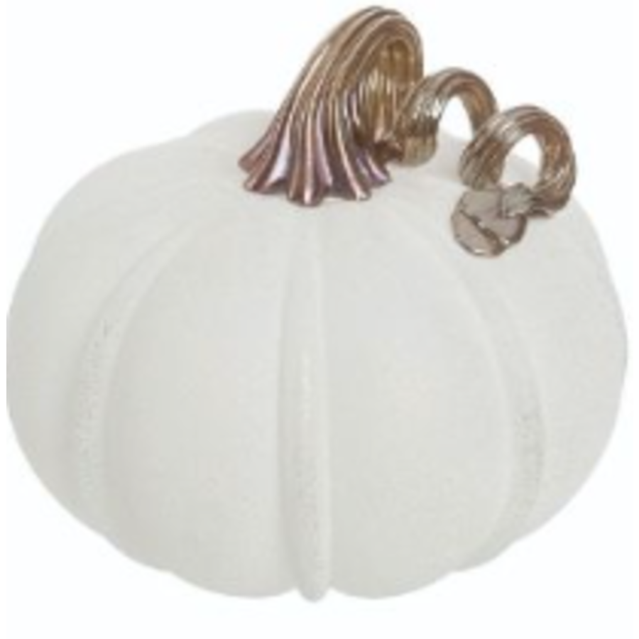 Frosty Glass Pumpkins