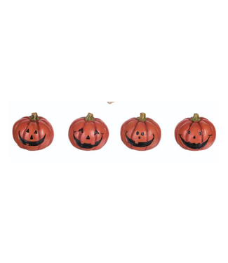 Mini Jack-O-Lanterns Circle Eyes Triangle Nose