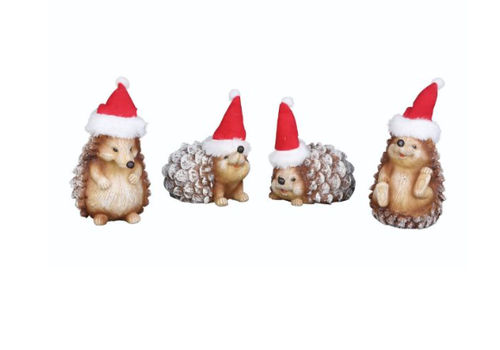  Holiday Hedgehog Figure 