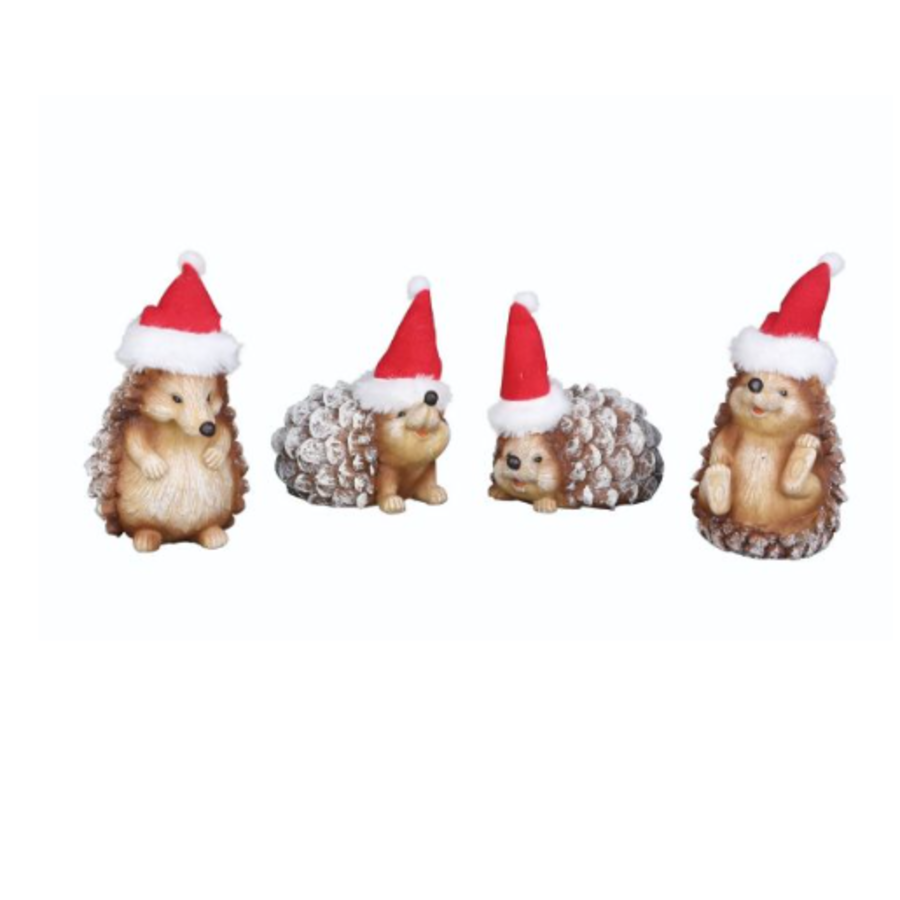 Holiday Hedgehog Figure