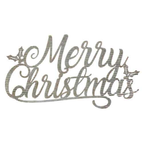  Merry Christmas Cut Out Wall Art 36" 