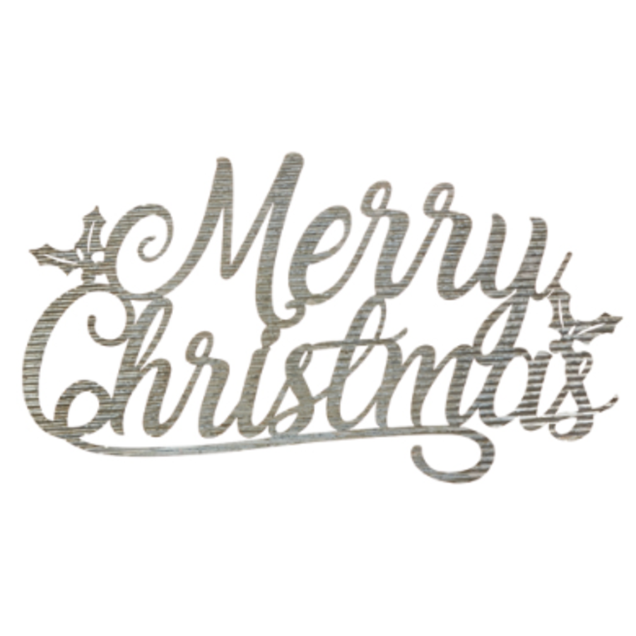 Merry Christmas Cut Out Wall Art 36"