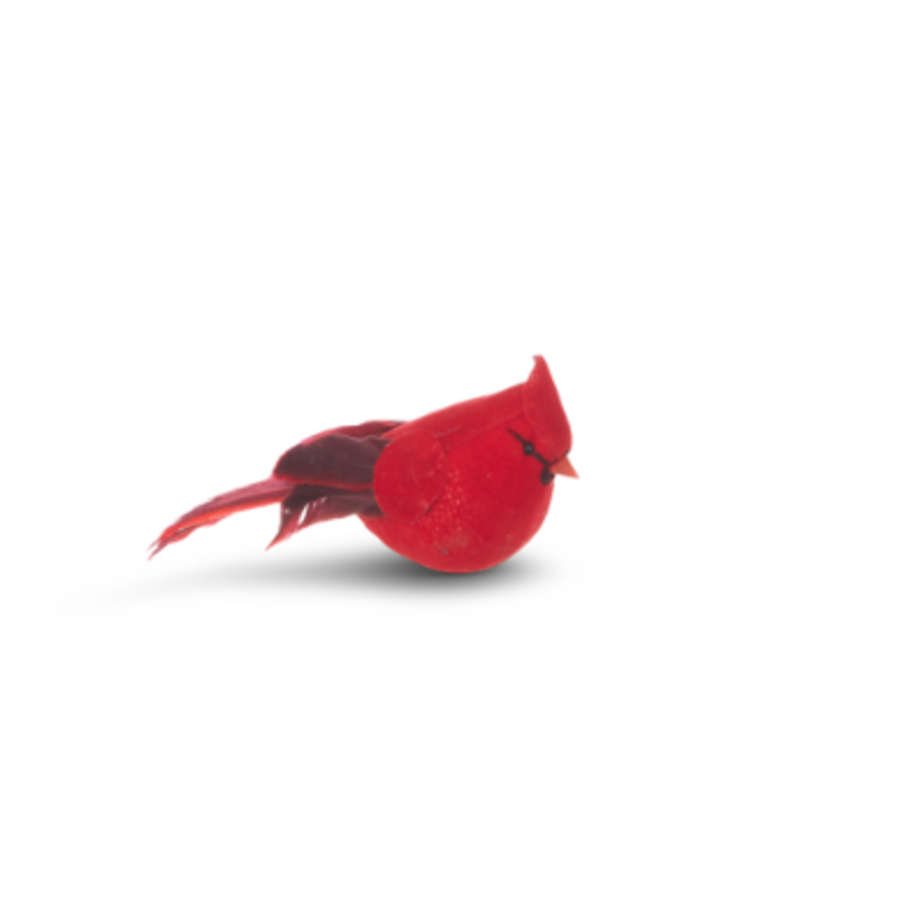 Clip-On Cardinal Ornament 4.5"