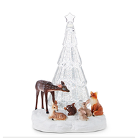 Swirling Tree with Animals 10.25"