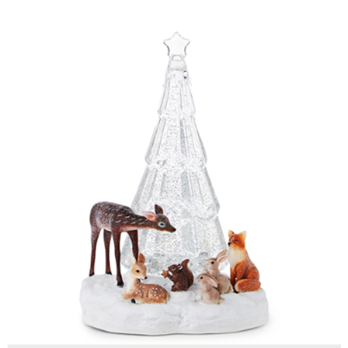  Swirling Tree with Animals 10.25" 