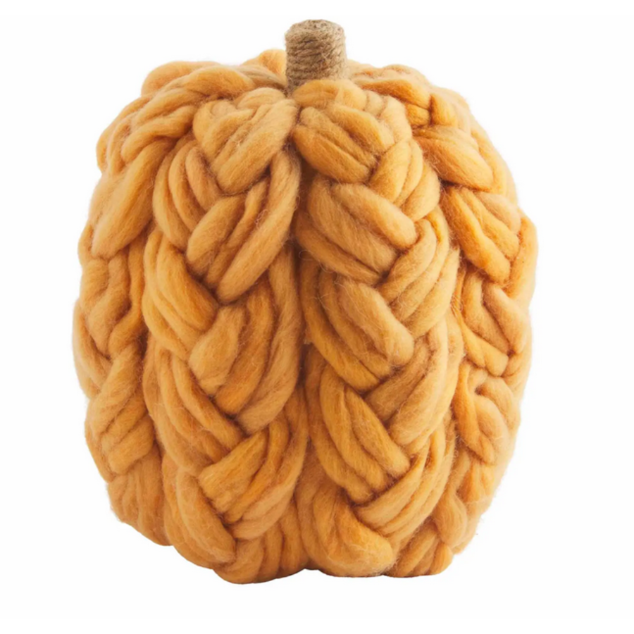 Tall Orange Pumpkin Sitter