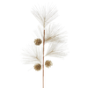 Champagne Pine and Pinecone Spray 33"