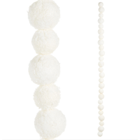 Snowball Garland 4'