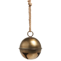 Antique Gold Jingle Bell Orn