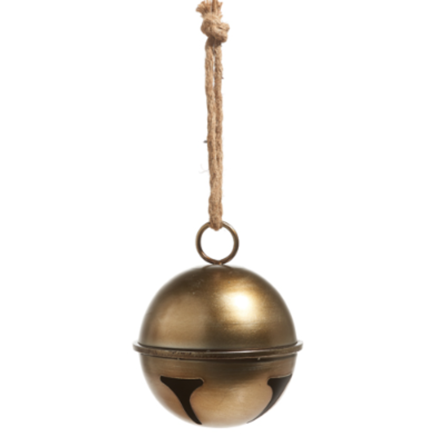 Antique Gold Jingle Bell Orn