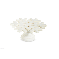 White Snowflake Pedestals