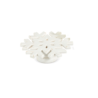 White Snowflake Pedestals