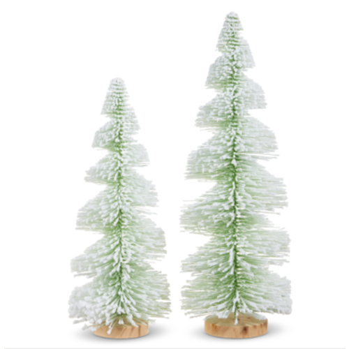 Green Snowy Bottle Brush Tree   Green Snowy Bottle Brush Tree