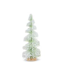 Green Snowy Bottle Brush Tree