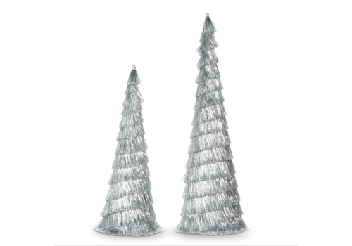  Silver Tinsel Trees 