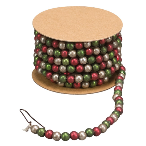 Primitives by Kathy Red & Green Bead Garland   Primitives by Kathy Red & Green Bead Garland