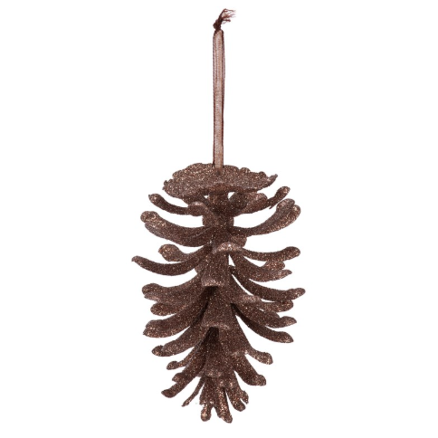Glittered Pinecone Ornament