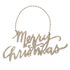 Primitives by Kathy Merry Christmas Glitter Ornament