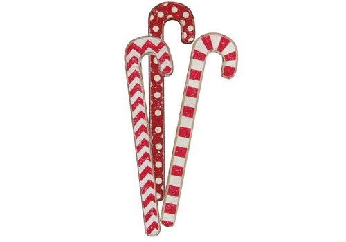  Primitives by Kathy Wooden Candy Cane 
