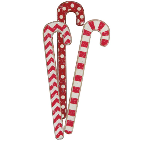 Primitives by Kathy Wooden Candy Cane 