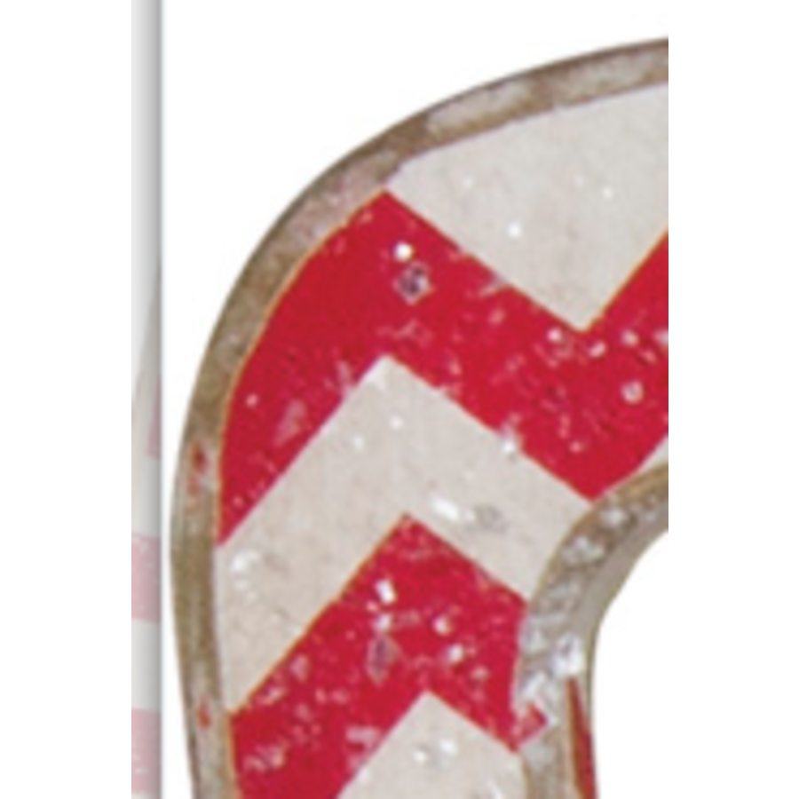 Jumbo Wooden Candy Cane