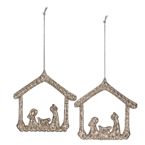  Primitives by Kathy Nativity Ornament Set 