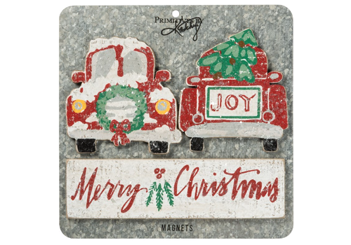 Primitives by Kathy Merry Christmas Magnet Set 