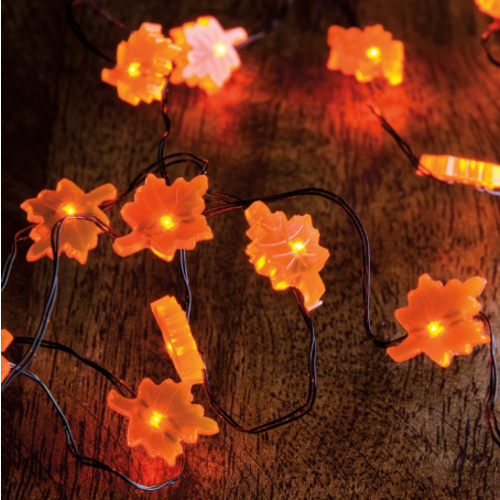 Primitives by Kathy Leaf Wire Lights   Primitives by Kathy Leaf Wire Lights