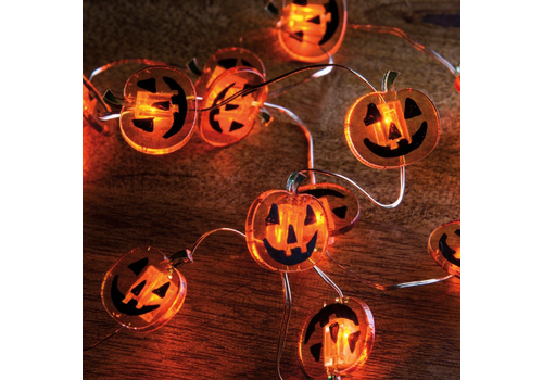  Primitives by Kathy Jack-O-Lantern Wire Lights 